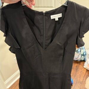 Gianni Bini Black V-Neck Romper